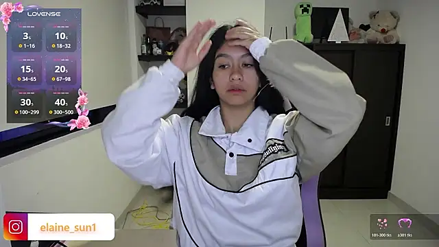 Snapshot of elaine_sun1 chatting on 3, 3, 2026 elaine sun1 online show from 3, 3, 2026