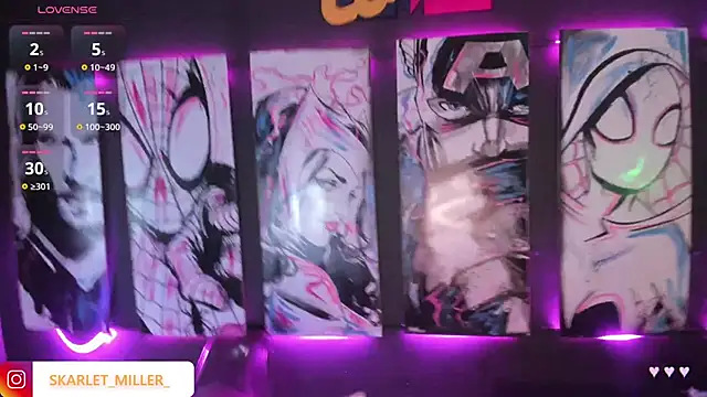 skarlet miller  online show from 11, 1, 2026