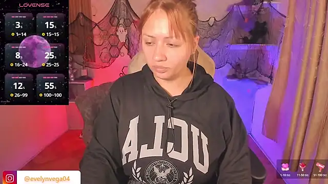 EvelynVega0 online show from 24, 10, 2025