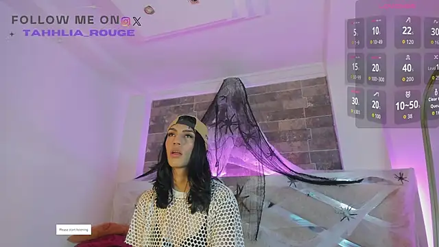 tahhlia rouge online show from 23, 10, 2025