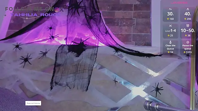 tahhlia rouge online show from 25, 10, 2025