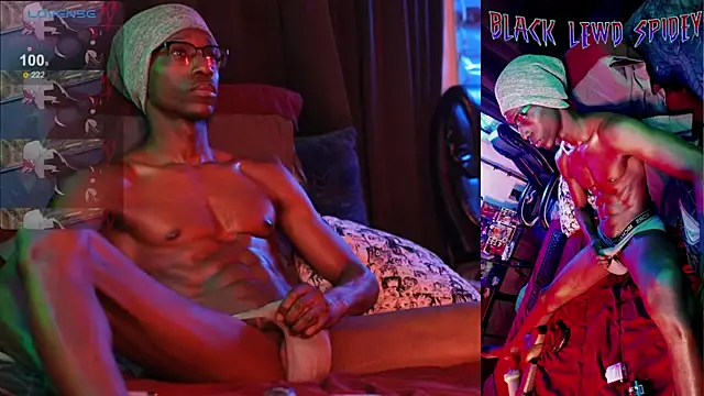 BlackLewdSpidey online show from 2, 2, 2025