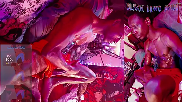 BlackLewdSpidey online show from 6, 12, 2024