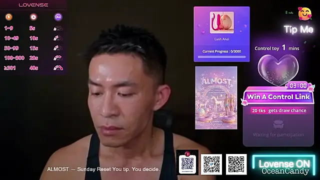 OceanCandy online show from 18, 1, 2026