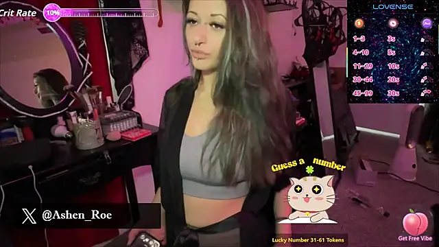 AshenRoe online show from 7, 3, 2026