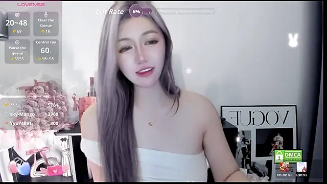 Snapshot of Cute_Mango chatting on 21, 6, 2026 Cute Mango online show from 21, 6, 2026