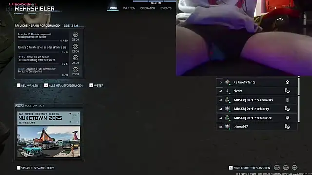 GamerHorny26 online show from 2, 12, 2025