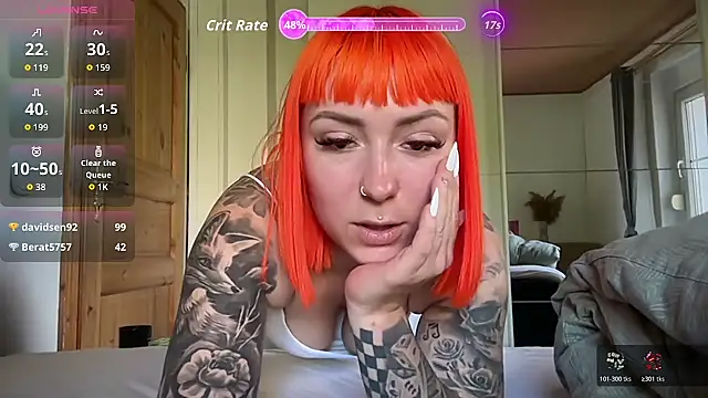 ScarletVixenLive online show from 9, 7, 2026