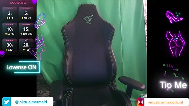 Virtualmermaidofficial online show from 21, 12, 2025