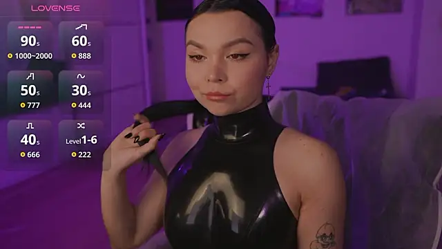 Dominatrix Alice online show from 27, 3, 2026