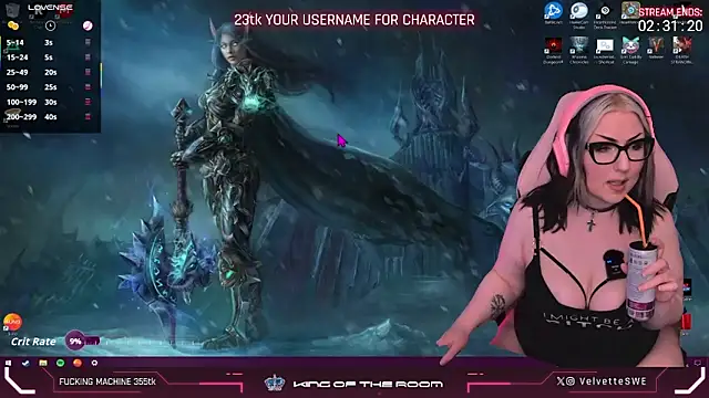 VelvetteSWE online show from 6, 5, 2026