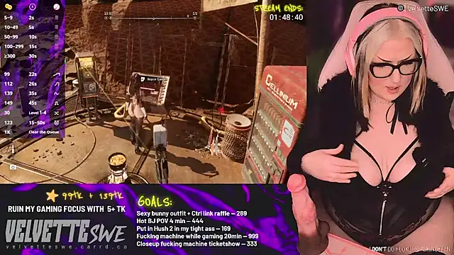 VelvetteSWE online show from 11, 6, 2026