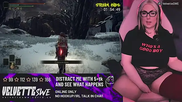VelvetteSWE online show from 20, 6, 2026