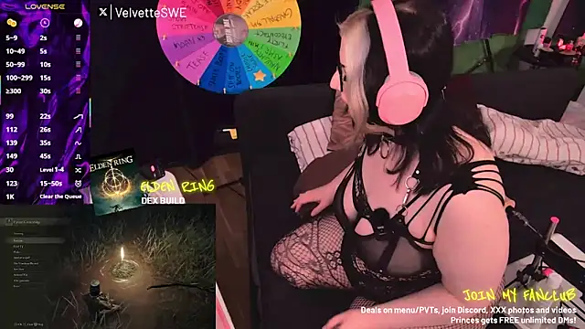 VelvetteSWE online show from 29, 5, 2026