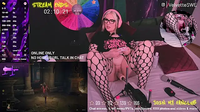VelvetteSWE online show from 22, 6, 2026