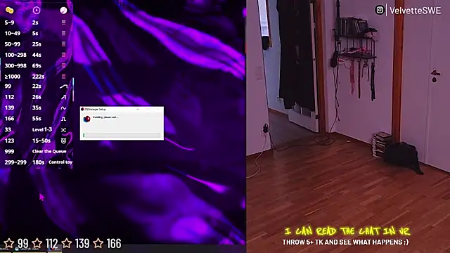 VelvetteSWE online show from 18, 7, 2026