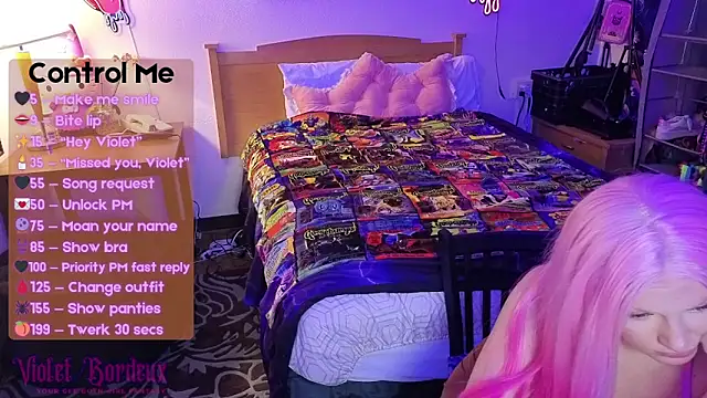 VioletBordeux online show from 19, 1, 2026