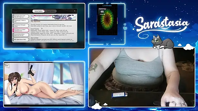 Sarastasia417 online show from 8, 7, 2026