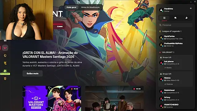 Snapshot of pandinhagamer chatting on 26, 2, 2026 pandinhagamer online show from 26, 2, 2026