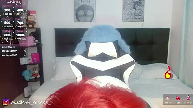 Madison Rossee online show from 12, 3, 2026