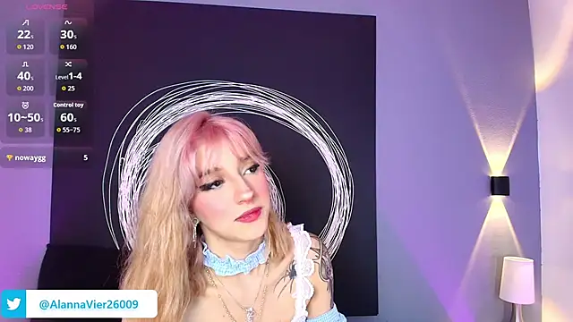 AlannaViera online show from 23, 4, 2026