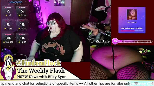 RileySynn online show from 8, 8, 2026