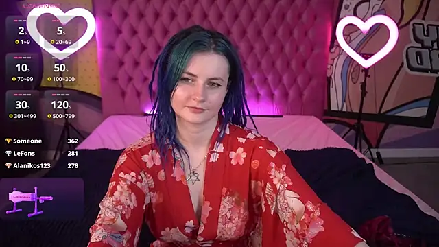 AlisaGracee online show from 2, 7, 2026