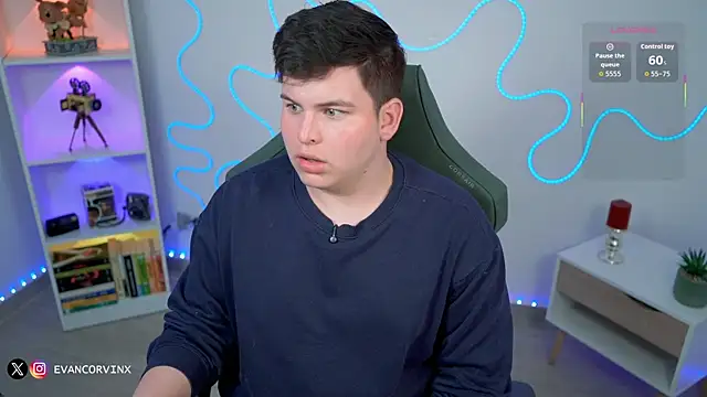 EvanCorvinx online show from 23, 2, 2026