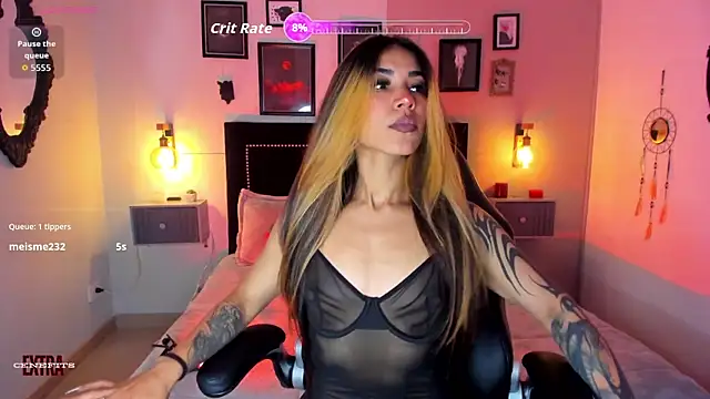 Raven Dooll online show from 8, 7, 2026