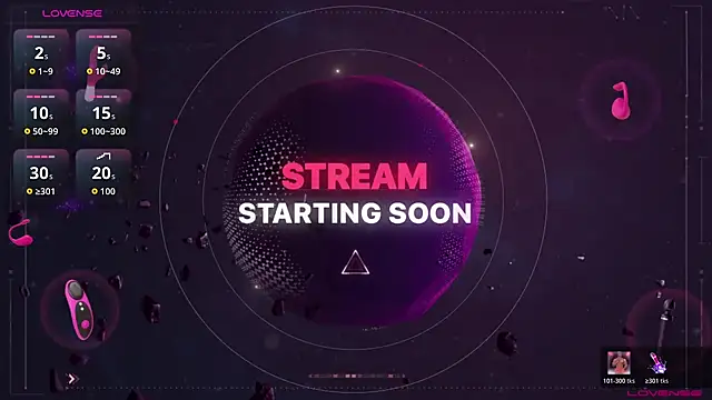 Scarlet6Sins online show from 3, 5, 2026