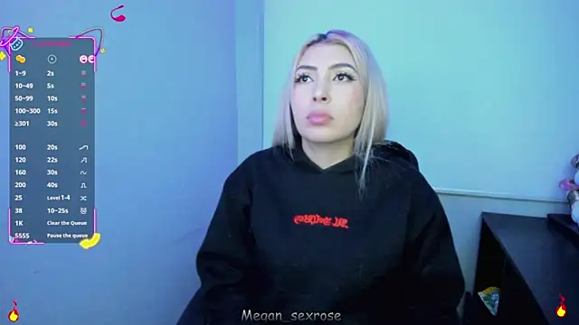 Megan sexrosse online show from 13, 4, 2026