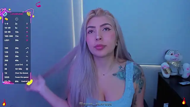 Megan sexrosse online show from 18, 3, 2026