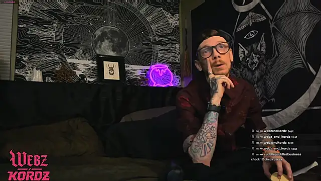 Snapshot of webzandkordz chatting on 8, 7, 2026 webzandkordz online show from 8, 7, 2026