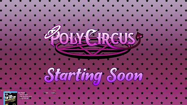 Snapshot of PolyCircus chatting on 17, 6, 2026 PolyCircus online show from 17, 6, 2026