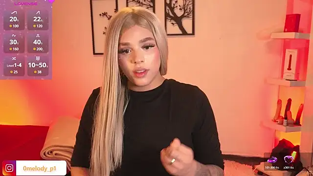 Melody p online show from 31, 7, 2026