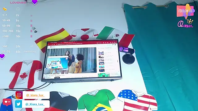 Kiara-Lux online show from 26, 6, 2026