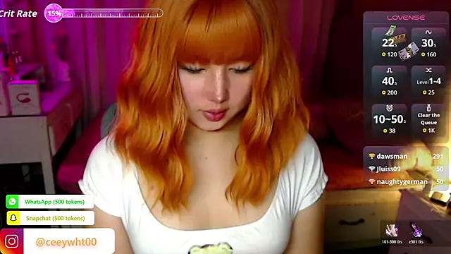 Snapshot of HOTnWILDalice chatting on 27, 3, 2026 HOTnWILDalice online show from 27, 3, 2026