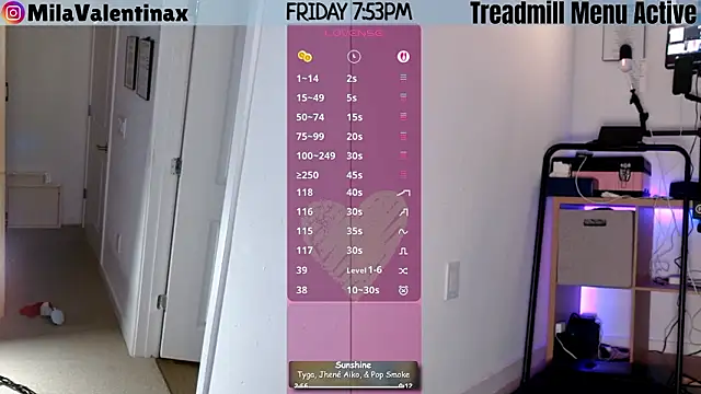 Snapshot of MilaValentina chatting on 28, 2, 2026 MilaValentina online show from 28, 2, 2026