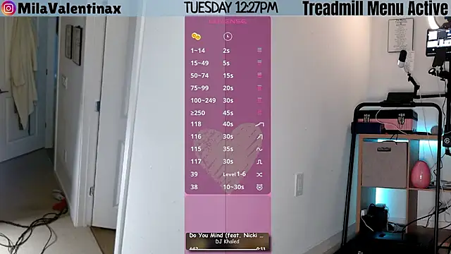 MilaValentina online show from 24, 3, 2026