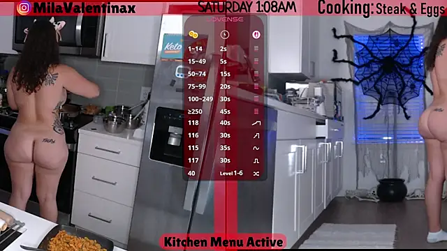 MilaValentina online show from 18, 10, 2025