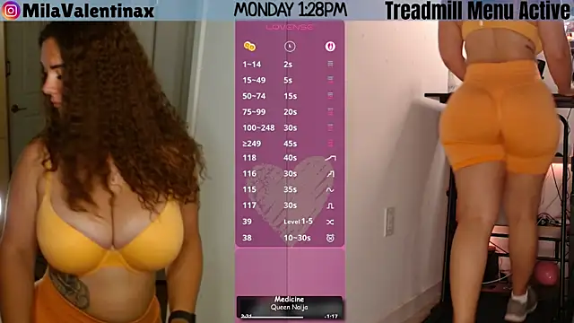 Snapshot of MilaValentina chatting on 18, 5, 2026 MilaValentina online show from 18, 5, 2026