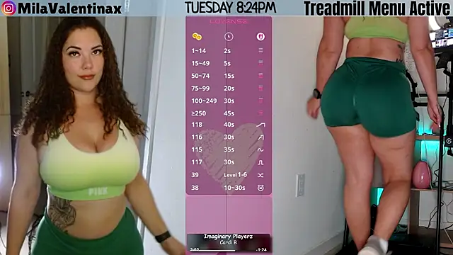 MilaValentina online show from 18, 3, 2026