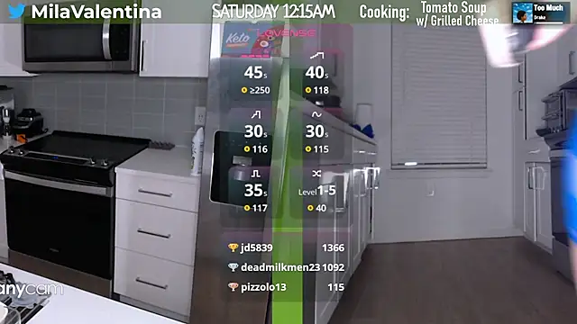 MilaValentina online show from 8, 3, 2025