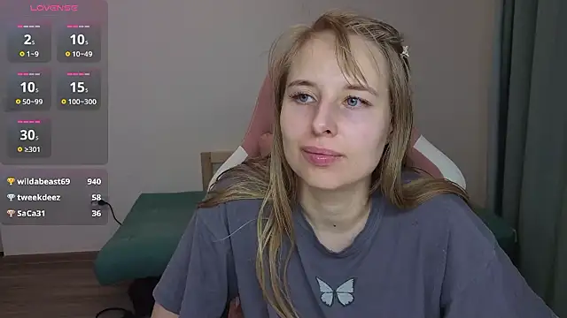 Jessy Ginger online show from 8, 2, 2026