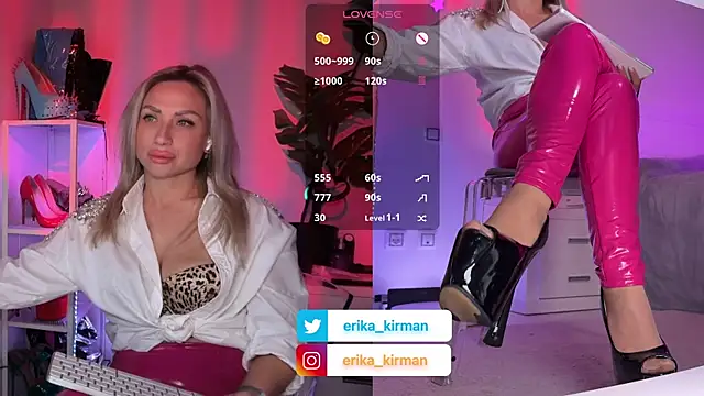 Erika Kirman online show from 2, 4, 2026