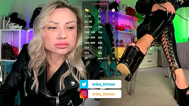 Erika Kirman online show from 7, 11, 2025