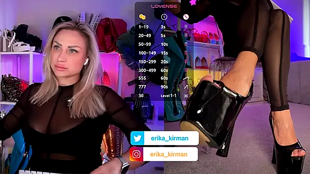 Erika Kirman online show from 8, 11, 2025