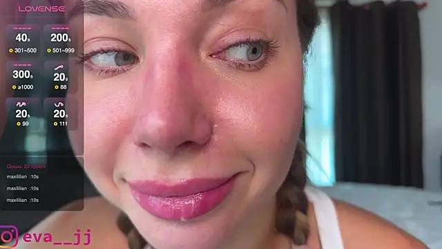 Snapshot of Eva_JJ chatting on 23, 3, 2025 Eva JJ online show from 23, 3, 2025