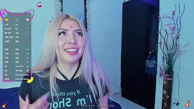 megan sexrose online show from 7, 1, 2026