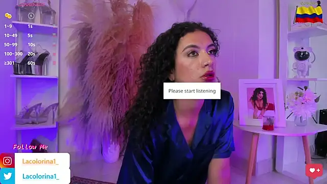 LaColorina  online show from 24, 9, 2025